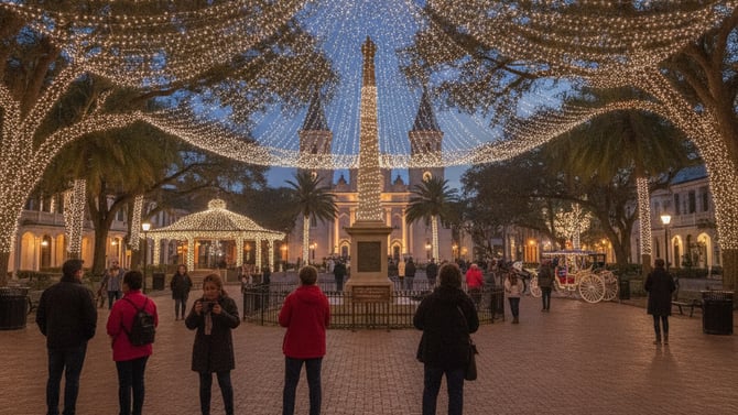 Where to stay for Nights of Lights: the Pomar House and St. George Street